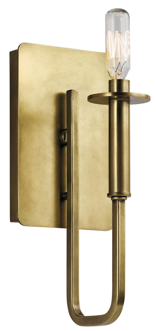 Myhouse Lighting Kichler - 43363NBR - One Light Wall Sconce - Alden - Natural Brass