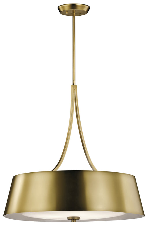 Myhouse Lighting Kichler - 43742NBR - Four Light Chandelier - Maclain - Natural Brass