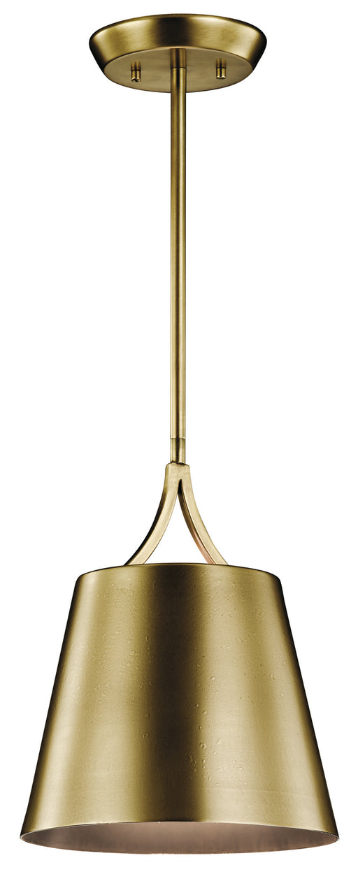 Myhouse Lighting Kichler - 43743NBR - One Light Mini Pendant - Maclain - Natural Brass