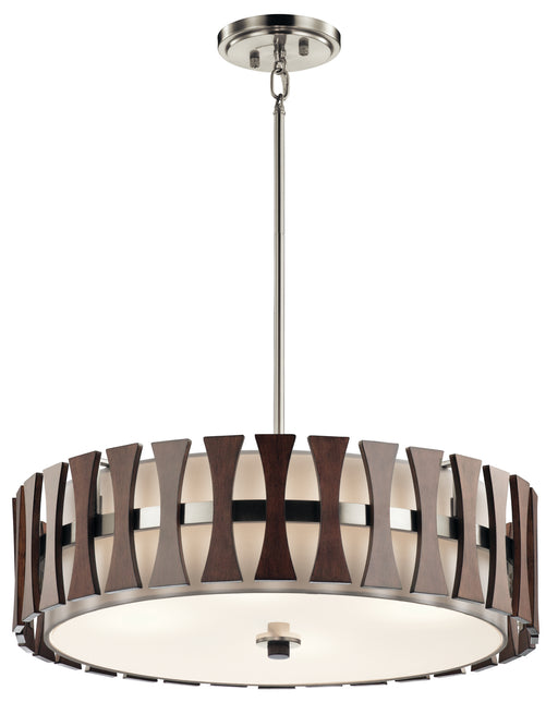 Myhouse Lighting Kichler - 43753AUB - Four Light Pendant/Semi Flush Mount - Cirus - Auburn Stained Finish