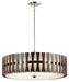 Myhouse Lighting Kichler - 43754AUB - Five Light Pendant/Semi Flush Mount - Cirus - Auburn Stained Finish