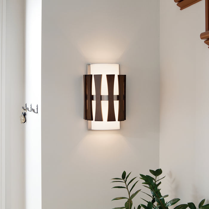 Myhouse Lighting Kichler - 43756AUB - Two Light Wall Sconce - Cirus - Auburn Stained Finish