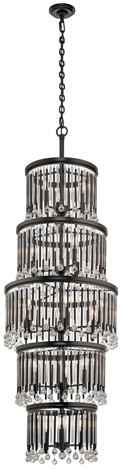 Myhouse Lighting Kichler - 43758ESP - 18 Light Chandelier - Piper - Espresso