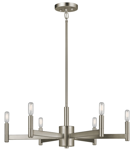 Myhouse Lighting Kichler - 43859SN - Six Light Chandelier - Erzo - Satin Nickel