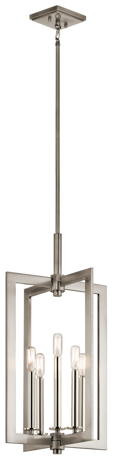 Myhouse Lighting Kichler - 43900CLP - Five Light Foyer Pendant - Cullen - Classic Pewter