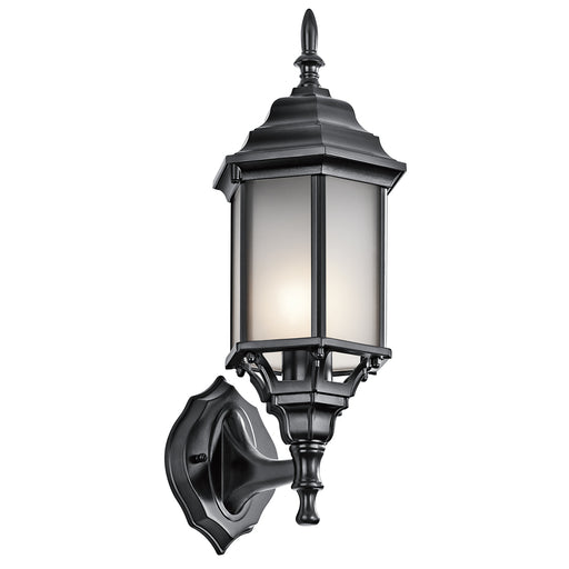 Myhouse Lighting Kichler - 49255BKS - One Light Outdoor Wall Mount - Chesapeake - Black