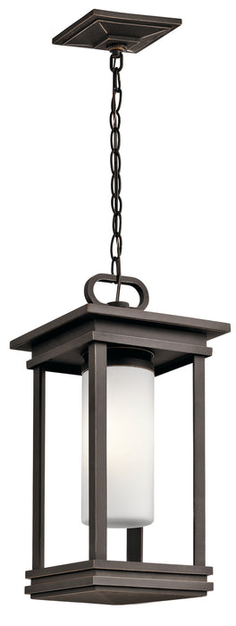 Myhouse Lighting Kichler - 49493RZ - One Light Outdoor Pendant - South Hope - Rubbed Bronze