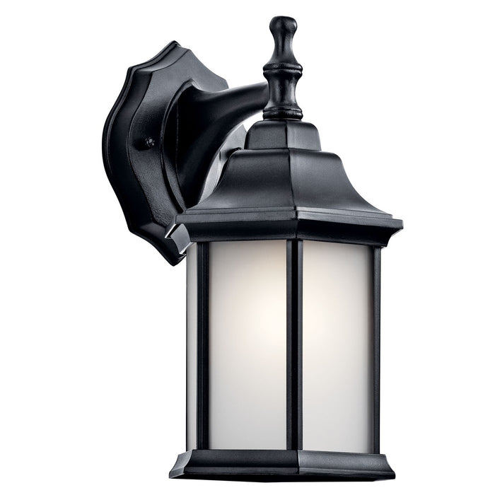 Myhouse Lighting Kichler - 9776BKS - One Light Outdoor Wall Mount - Chesapeake - Black