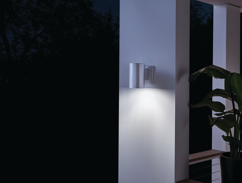 Myhouse Lighting Kichler - 9234BA - One Light Outdoor Wall Mount - No Family - Brushed Aluminum