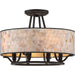 Myhouse Lighting Quoizel - AS1716PN - Four Light Semi-Flush Mount - Aristocrat - Palladian Bronze