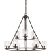 Myhouse Lighting Quoizel - BCN5009WT - Nine Light Chandelier - Buchanan - Western Bronze