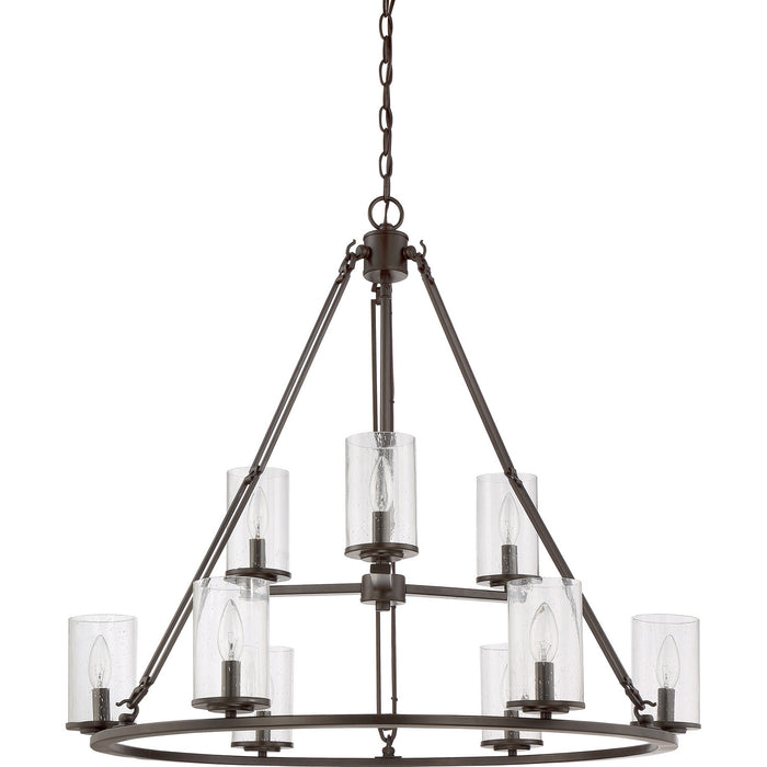 Myhouse Lighting Quoizel - BCN5009WT - Nine Light Chandelier - Buchanan - Western Bronze