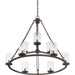 Myhouse Lighting Quoizel - BCN5009WT - Nine Light Chandelier - Buchanan - Western Bronze