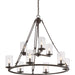 Myhouse Lighting Quoizel - BCN5009WT - Nine Light Chandelier - Buchanan - Western Bronze