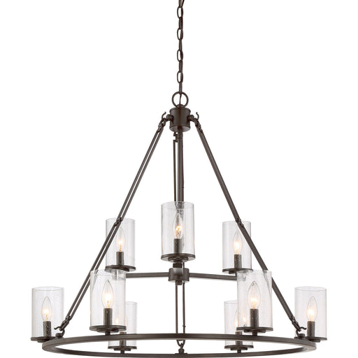 Myhouse Lighting Quoizel - BCN5009WT - Nine Light Chandelier - Buchanan - Western Bronze