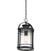 Myhouse Lighting Quoizel - BKR1910K - One Light Outdoor Hanging Lantern - Booker - Mystic Black