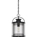 Myhouse Lighting Quoizel - BKR1910K - One Light Outdoor Hanging Lantern - Booker - Mystic Black