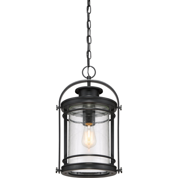 Myhouse Lighting Quoizel - BKR1910K - One Light Outdoor Hanging Lantern - Booker - Mystic Black