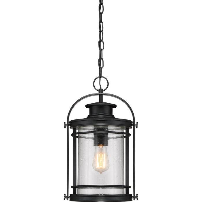 Myhouse Lighting Quoizel - BKR1910K - One Light Outdoor Hanging Lantern - Booker - Mystic Black