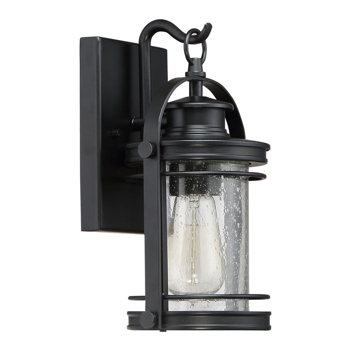 Myhouse Lighting Quoizel - BKR8406K - One Light Outdoor Wall Lantern - Booker - Mystic Black