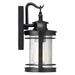 Myhouse Lighting Quoizel - BKR8406K - One Light Outdoor Wall Lantern - Booker - Mystic Black