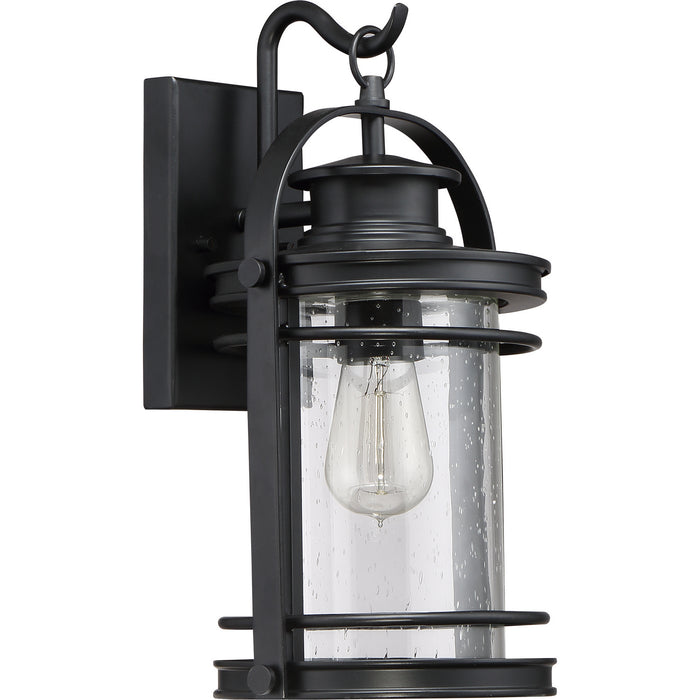 Myhouse Lighting Quoizel - BKR8408K - One Light Outdoor Wall Lantern - Booker - Mystic Black