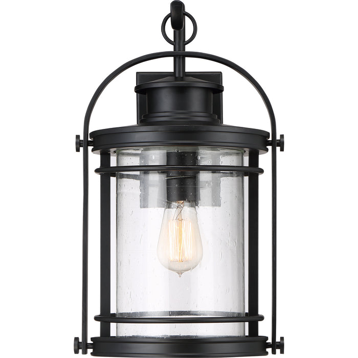 Myhouse Lighting Quoizel - BKR8410K - One Light Outdoor Wall Lantern - Booker - Mystic Black