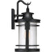 Myhouse Lighting Quoizel - BKR8410K - One Light Outdoor Wall Lantern - Booker - Mystic Black