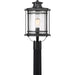 Myhouse Lighting Quoizel - BKR9010K - One Light Outdoor Post Mount - Booker - Mystic Black