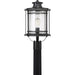 Myhouse Lighting Quoizel - BKR9010K - One Light Outdoor Post Mount - Booker - Mystic Black