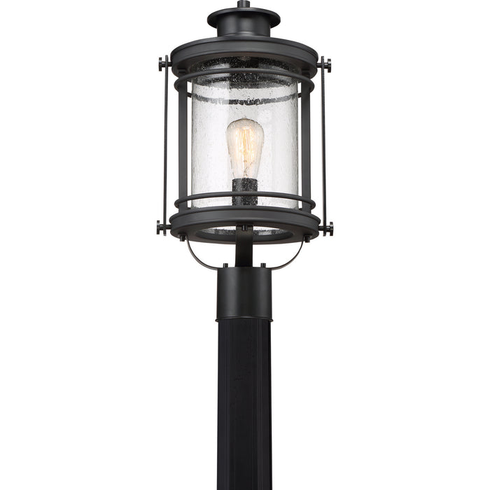 Myhouse Lighting Quoizel - BKR9010K - One Light Outdoor Post Mount - Booker - Mystic Black