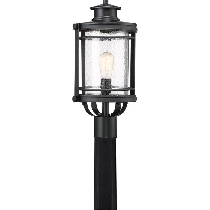 Myhouse Lighting Quoizel - BKR9010K - One Light Outdoor Post Mount - Booker - Mystic Black