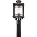 Myhouse Lighting Quoizel - BKR9010K - One Light Outdoor Post Mount - Booker - Mystic Black