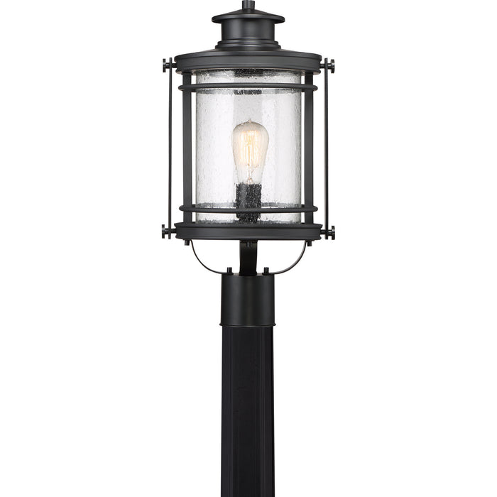 Myhouse Lighting Quoizel - BKR9010K - One Light Outdoor Post Mount - Booker - Mystic Black