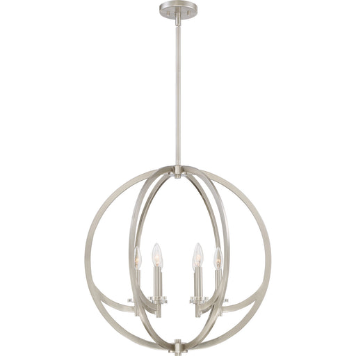 Myhouse Lighting Quoizel - ON2824BN - Six Light Pendant - Orion - Brushed Nickel