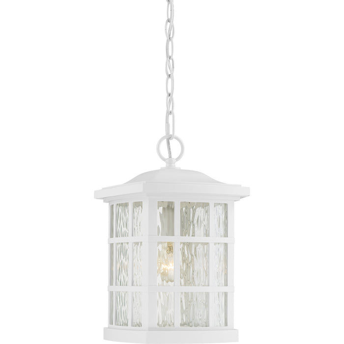 Myhouse Lighting Quoizel - SNN1909W - One Light Outdoor Hanging Lantern - Stonington - Matte White