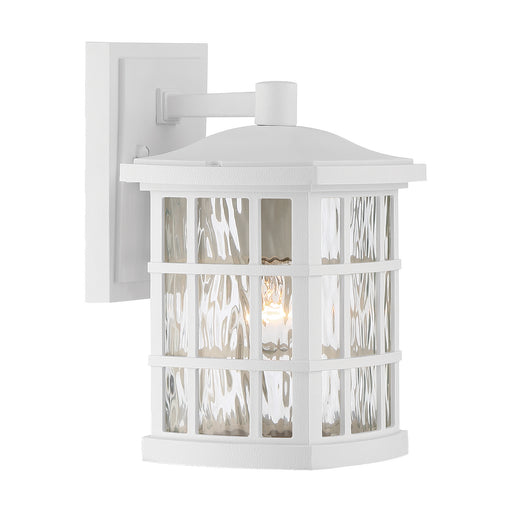 Myhouse Lighting Quoizel - SNN8406W - One Light Outdoor Wall Lantern - Stonington - Matte White