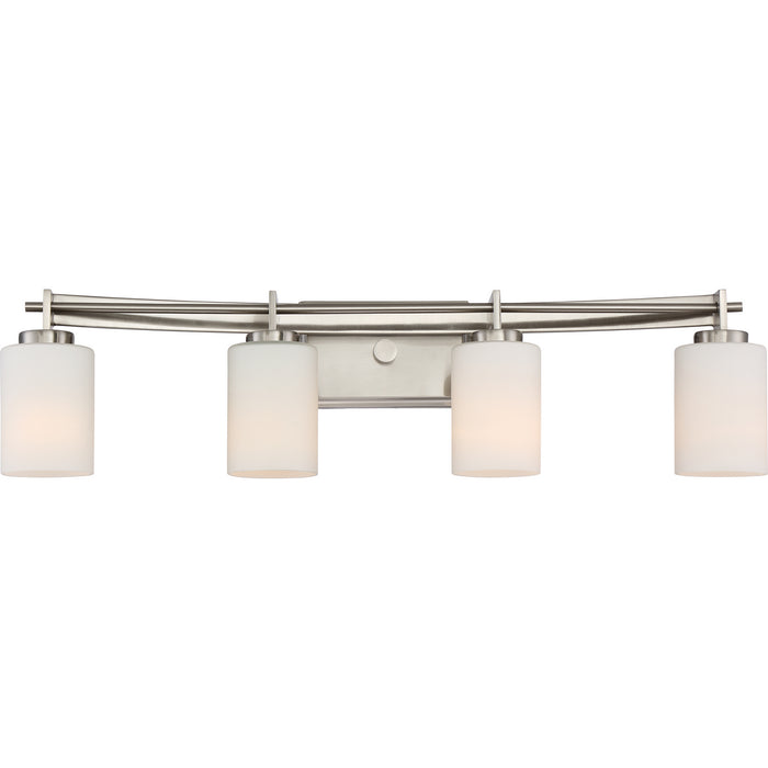 Myhouse Lighting Quoizel - TY8604BN - Four Light Bath Fixture - Taylor - Brushed Nickel