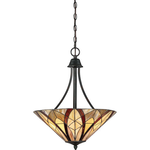 Myhouse Lighting Quoizel - TFVY2819VA - Three Light Pendant - Victory - Valiant Bronze