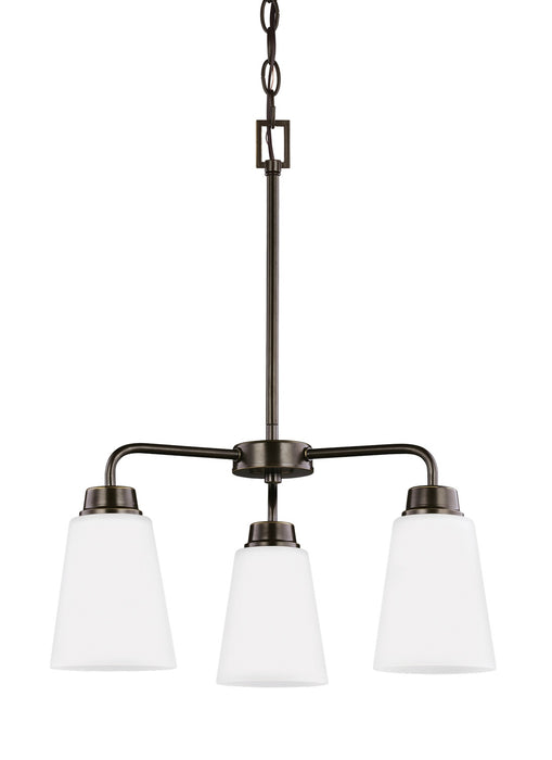 Myhouse Lighting Generation Lighting - 3115203-710 - Three Light Chandelier - Kerrville - Bronze