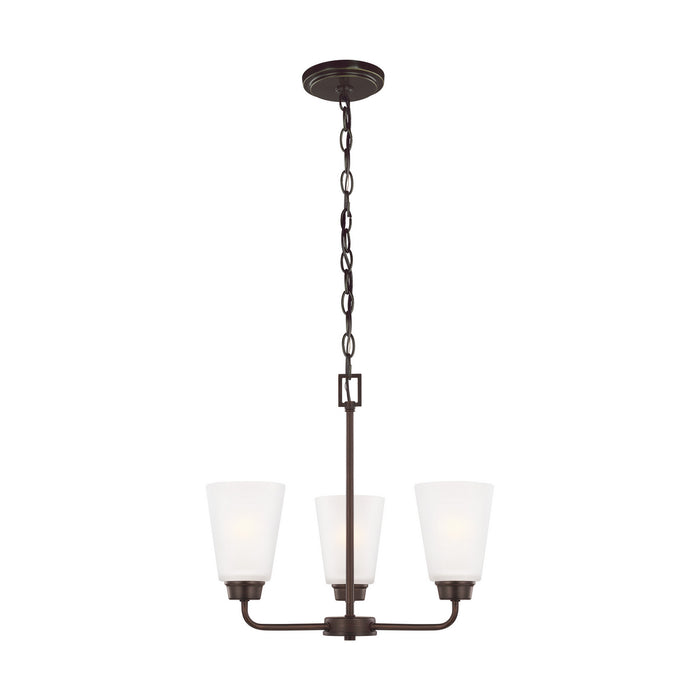 Myhouse Lighting Generation Lighting - 3115203-710 - Three Light Chandelier - Kerrville - Bronze