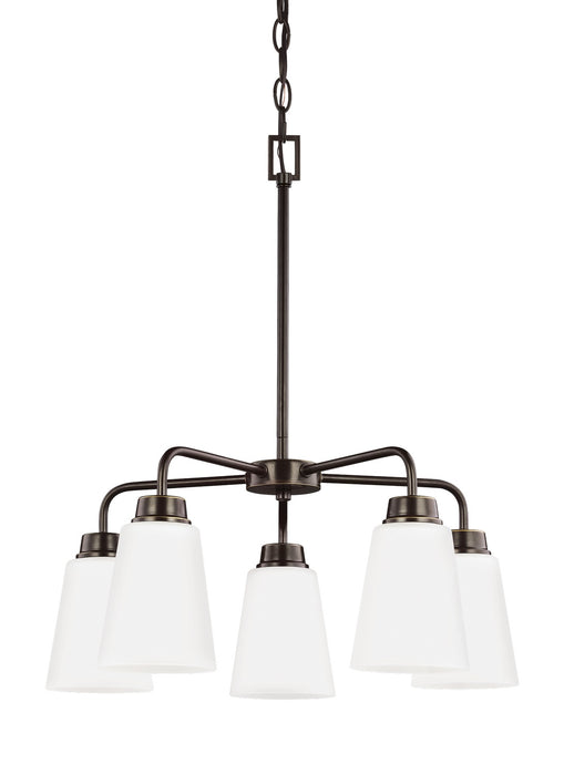 Myhouse Lighting Generation Lighting - 3115205-710 - Five Light Chandelier - Kerrville - Bronze