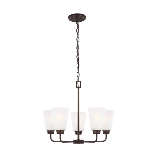 Myhouse Lighting Generation Lighting - 3115205-710 - Five Light Chandelier - Kerrville - Bronze