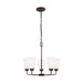 Myhouse Lighting Generation Lighting - 3115205-710 - Five Light Chandelier - Kerrville - Bronze