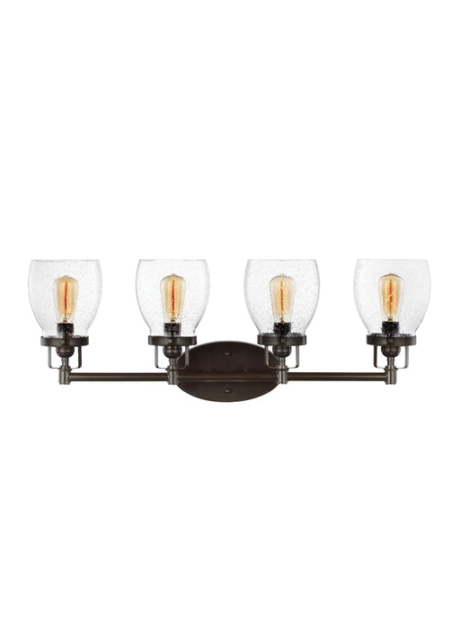 Myhouse Lighting Generation Lighting - 4414504-710 - Four Light Wall/ Bath - Belton - Bronze