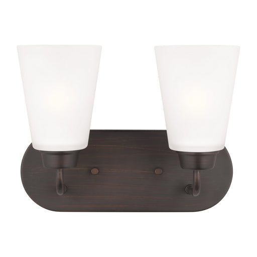 Myhouse Lighting Generation Lighting - 4415202-710 - Two Light Wall / Bath - Kerrville - Bronze