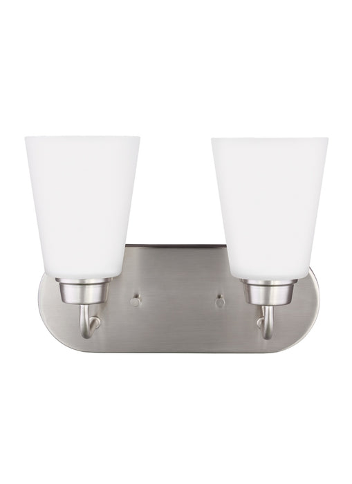 Myhouse Lighting Generation Lighting - 4415202-962 - Two Light Wall / Bath - Kerrville - Brushed Nickel