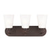 Myhouse Lighting Generation Lighting - 4415203-710 - Three Light Wall / Bath - Kerrville - Bronze