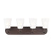 Myhouse Lighting Generation Lighting - 4415204-710 - Four Light Wall/ Bath - Kerrville - Bronze