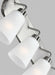 Myhouse Lighting Generation Lighting - 4415204-962 - Four Light Wall / Bath - Kerrville - Brushed Nickel